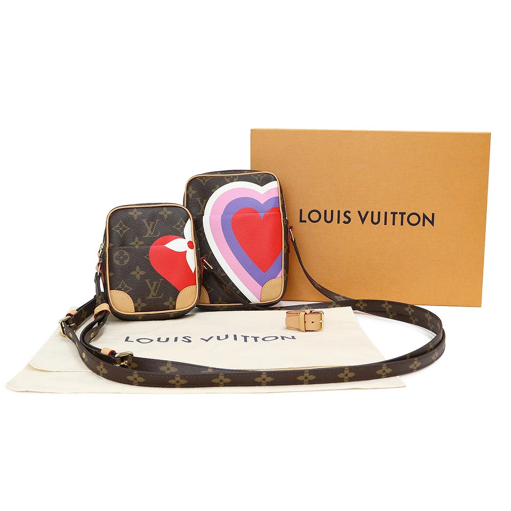 Louis Vuitton Bag Game Crossbody Panam Shoulder Set Brown On Monogram